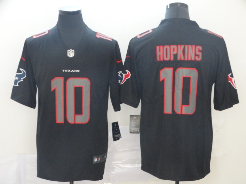 Men's Houston Texans DeAndre Hopkins #10 Black Jersey